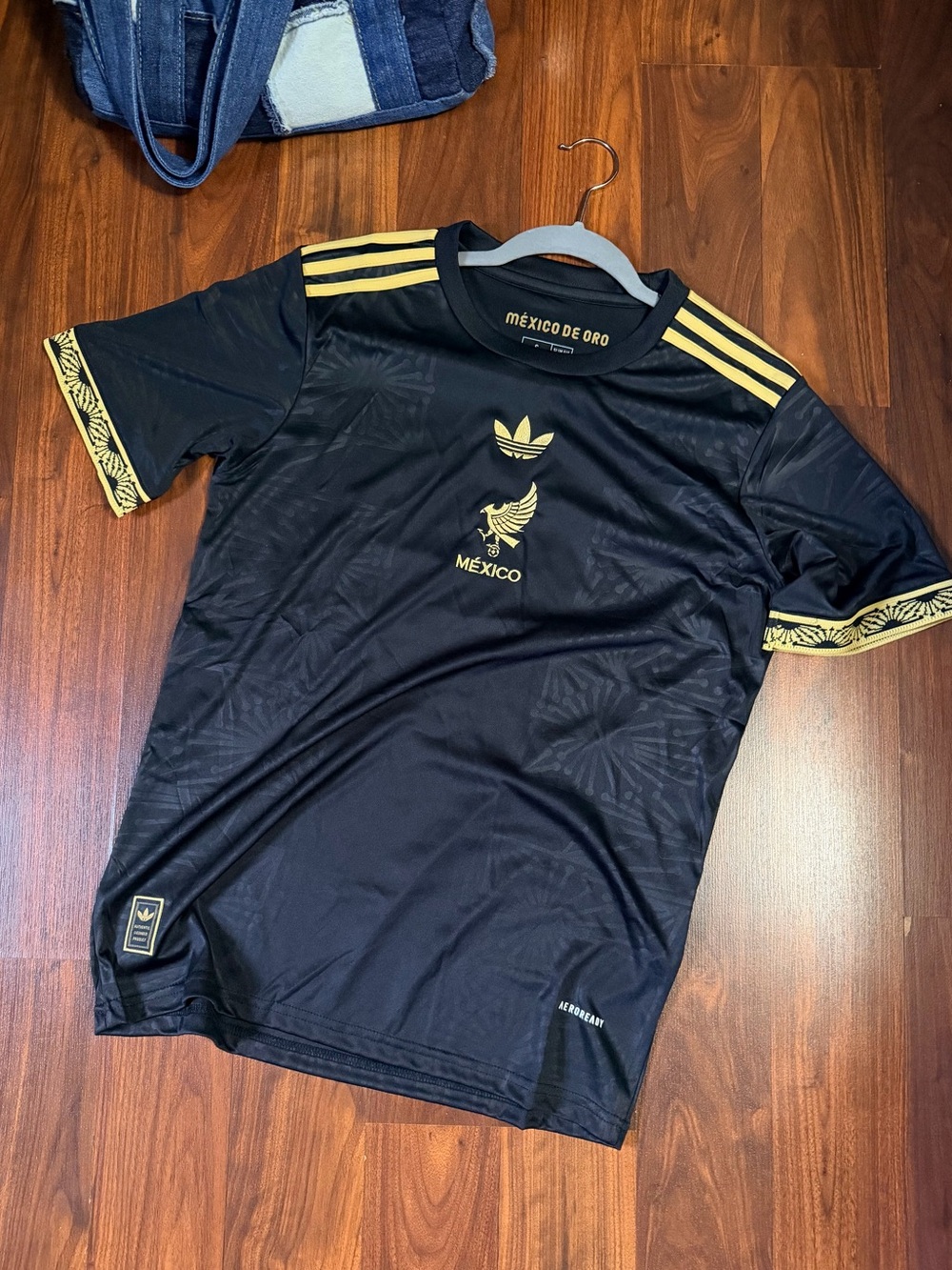 Adidas México Black & Gold Men's Jersey